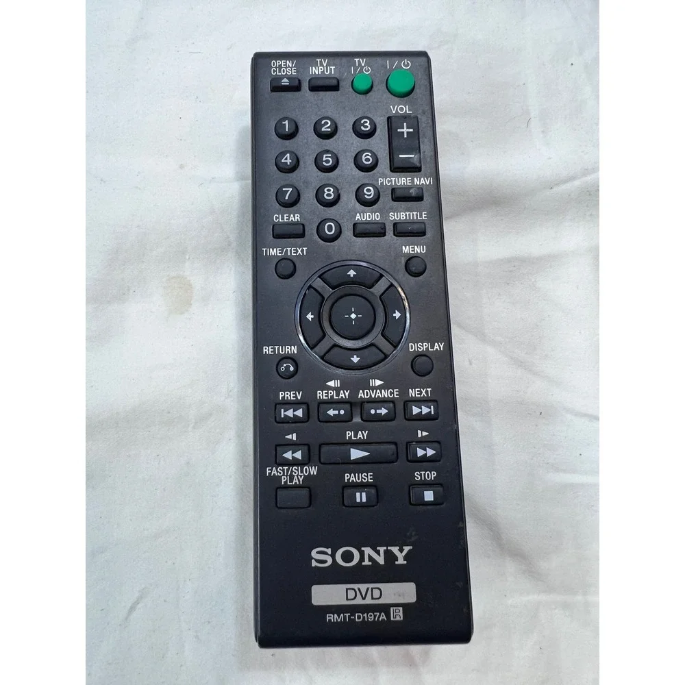 Sony‎ RMT-D197A DVD Player Remote Control Black Handheld TV Volume Control